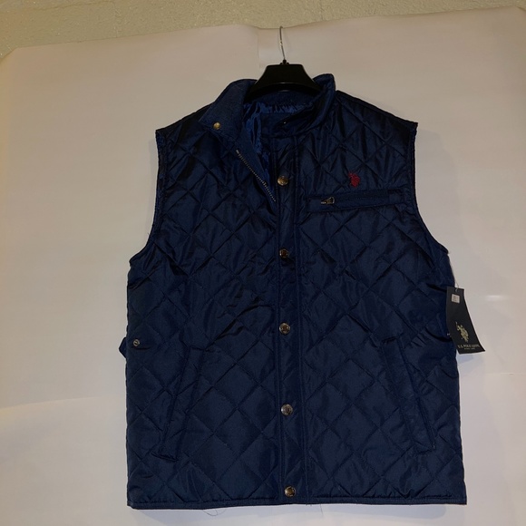 U.S. POLO ASSN. Vest Navy - Picture 1 of 8